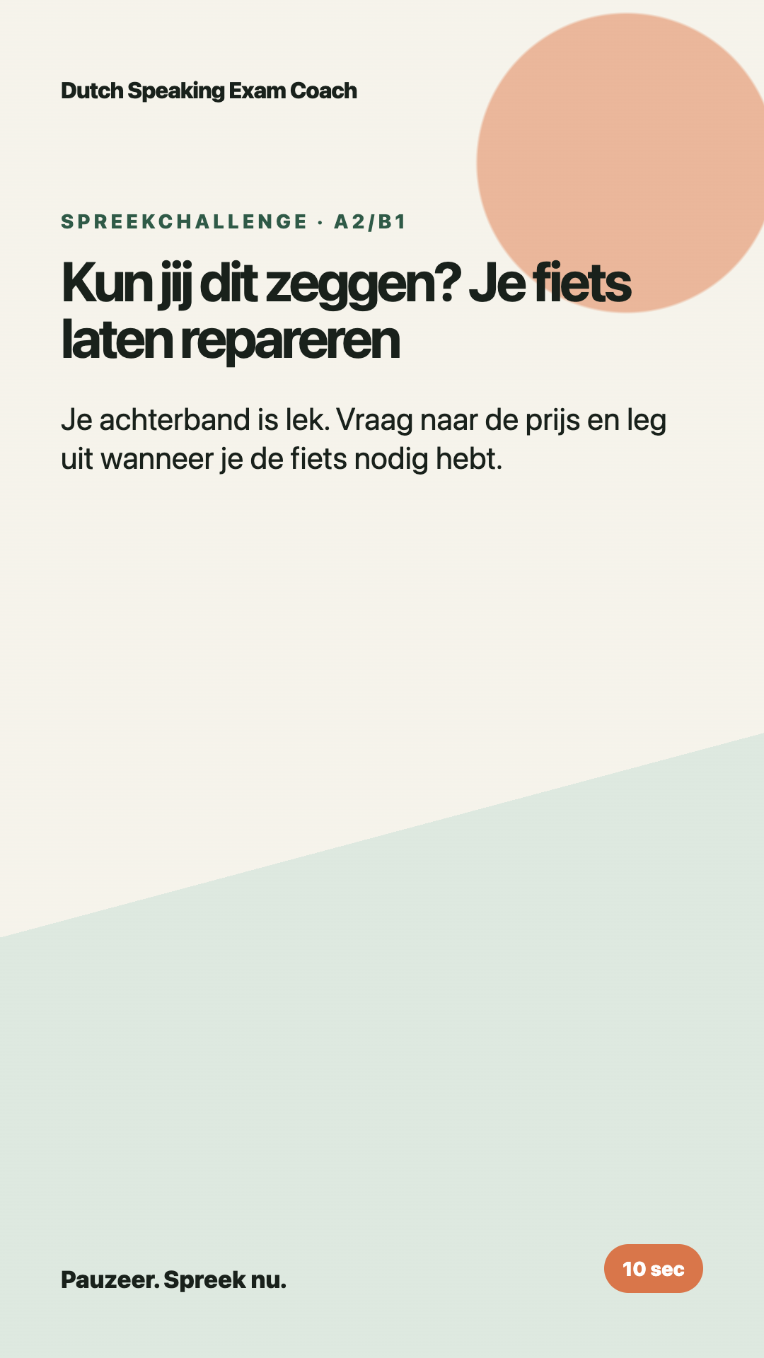 Je fiets laten repareren