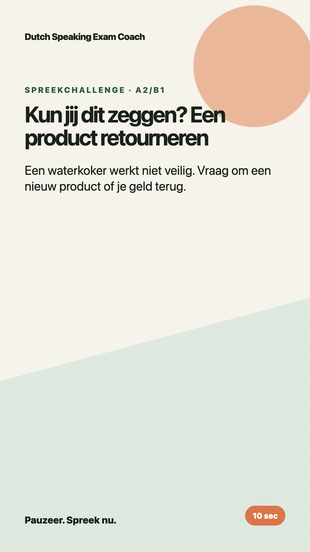 Een product retourneren